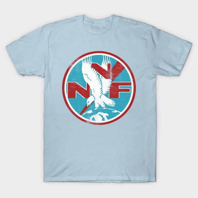 Never Not Funny - Retro American Airlines T-Shirt by Never Not Funny